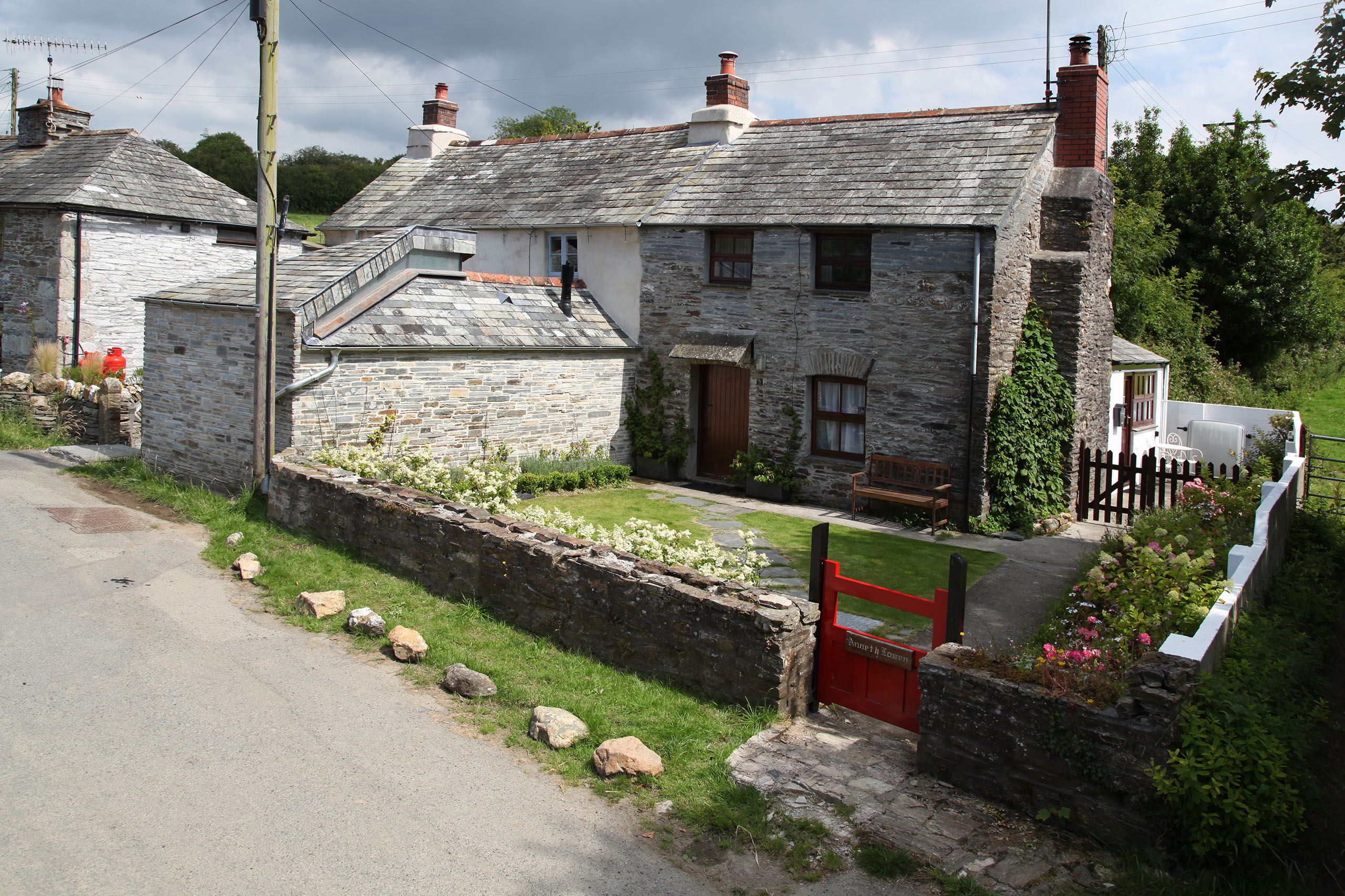 St Teath, Cornwall, Riley House, view from road