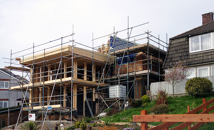 Wadebridge, Cornwall, Responsive Home site before development