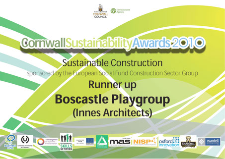 Cornwall Sustainability Awards 2010 Runner Up