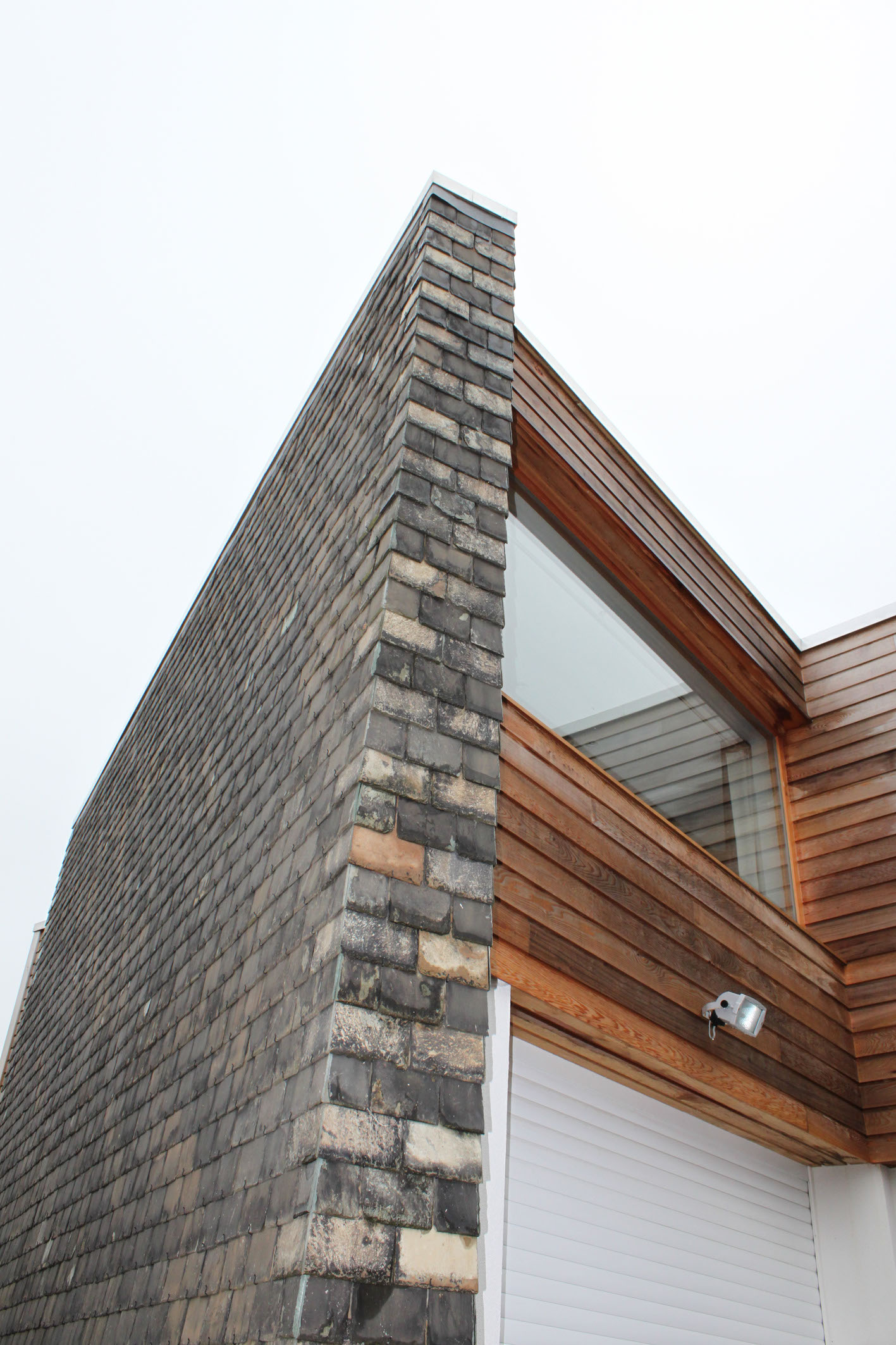 Porthcothan, Cornwall, Responsive Home external image showing timber cladding and slates.