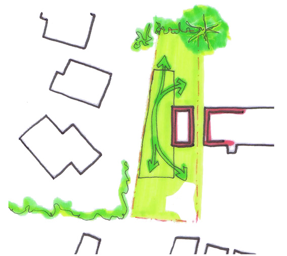 Wadebridge, Cornwall, Responsive Home site before development