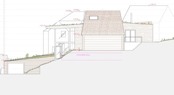 Wadebridge, Cornwall, Responsive Home East Elevation