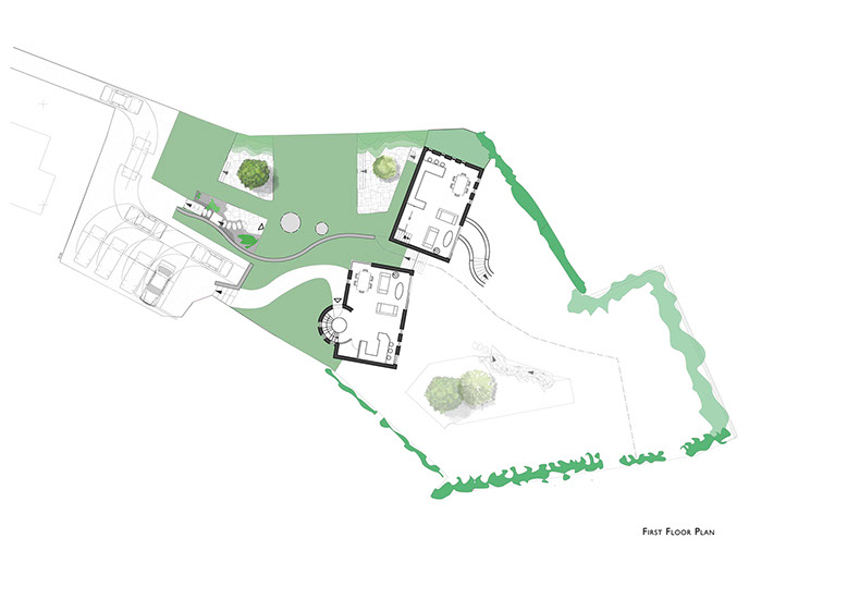 St Teath, Cornwall, Riley House, View from road St Teath, Cornwall, Riley House, View from road