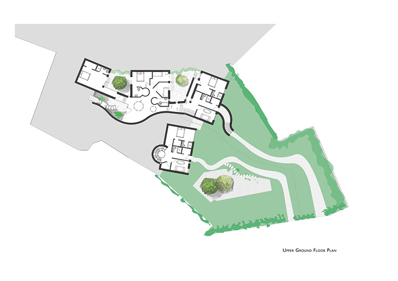 St Teath, Cornwall, Riley House, View from road St Teath, Cornwall, Riley House, View from road