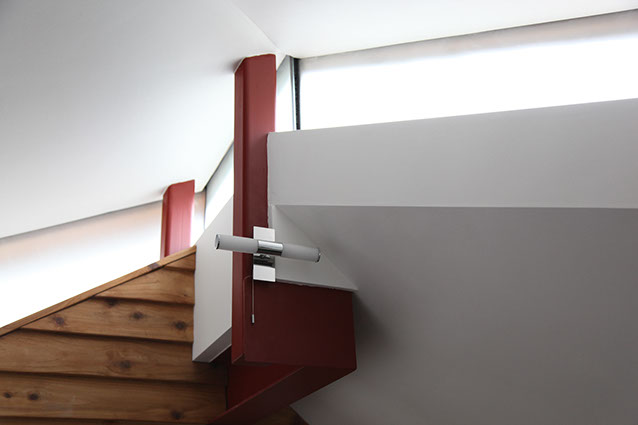 St Teath, Cornwall, Riley House, internal glazing detail