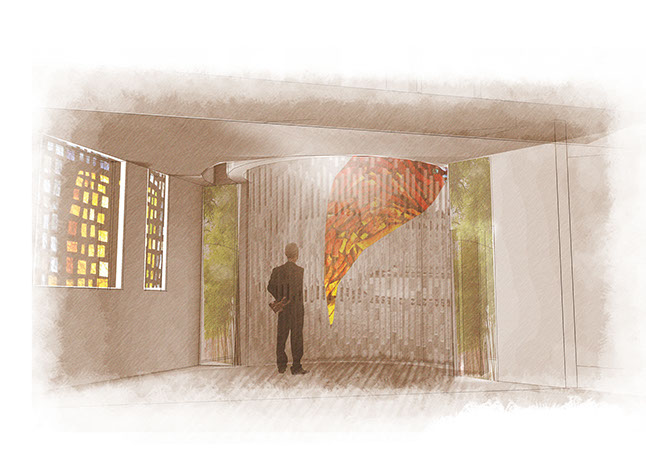 Innes architects, Cornwall, Competition, methodist chruch, perspective architecture, architect Innes architects, Cornwall, Competition, methodist chruch, perspective architecture, architect